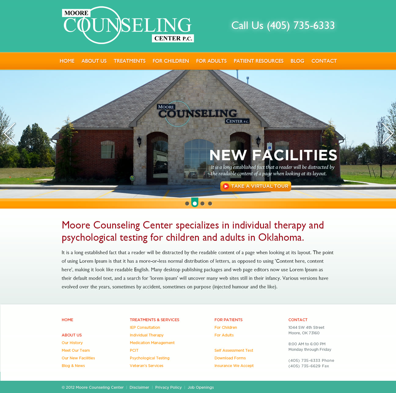 Moore Counseling Center website