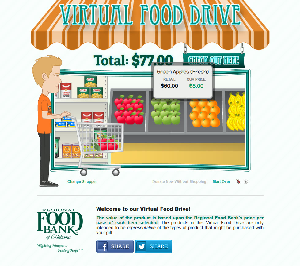 Regional Food Bank of Oklahoma website