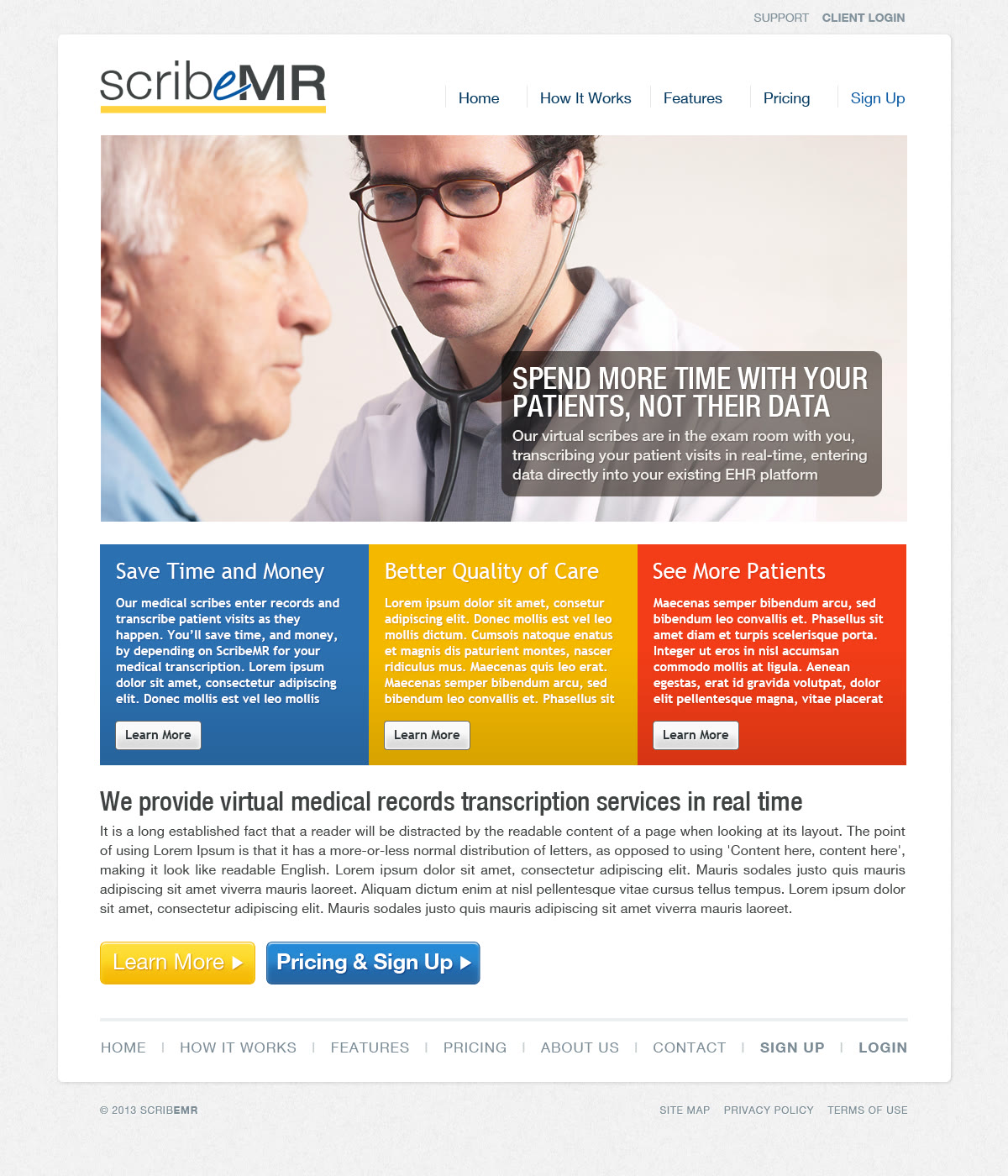 ScribeMR website